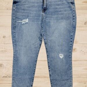 Old Navy Light Blue O.G. Straight Leg High-Rise Jeans